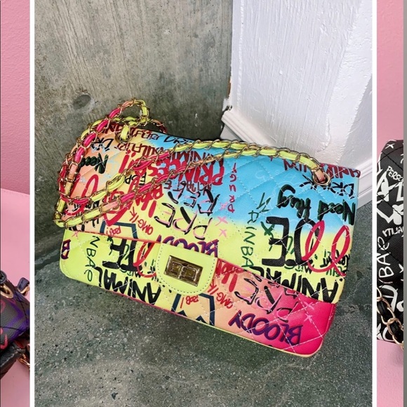 Multicolor Graffiti Purse! - Picture 1 of 1